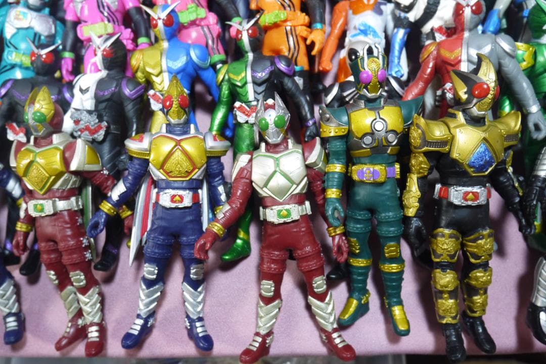 ライダーヒーローシリーズ　ビッグサイズソフビフィギュア　136体セット