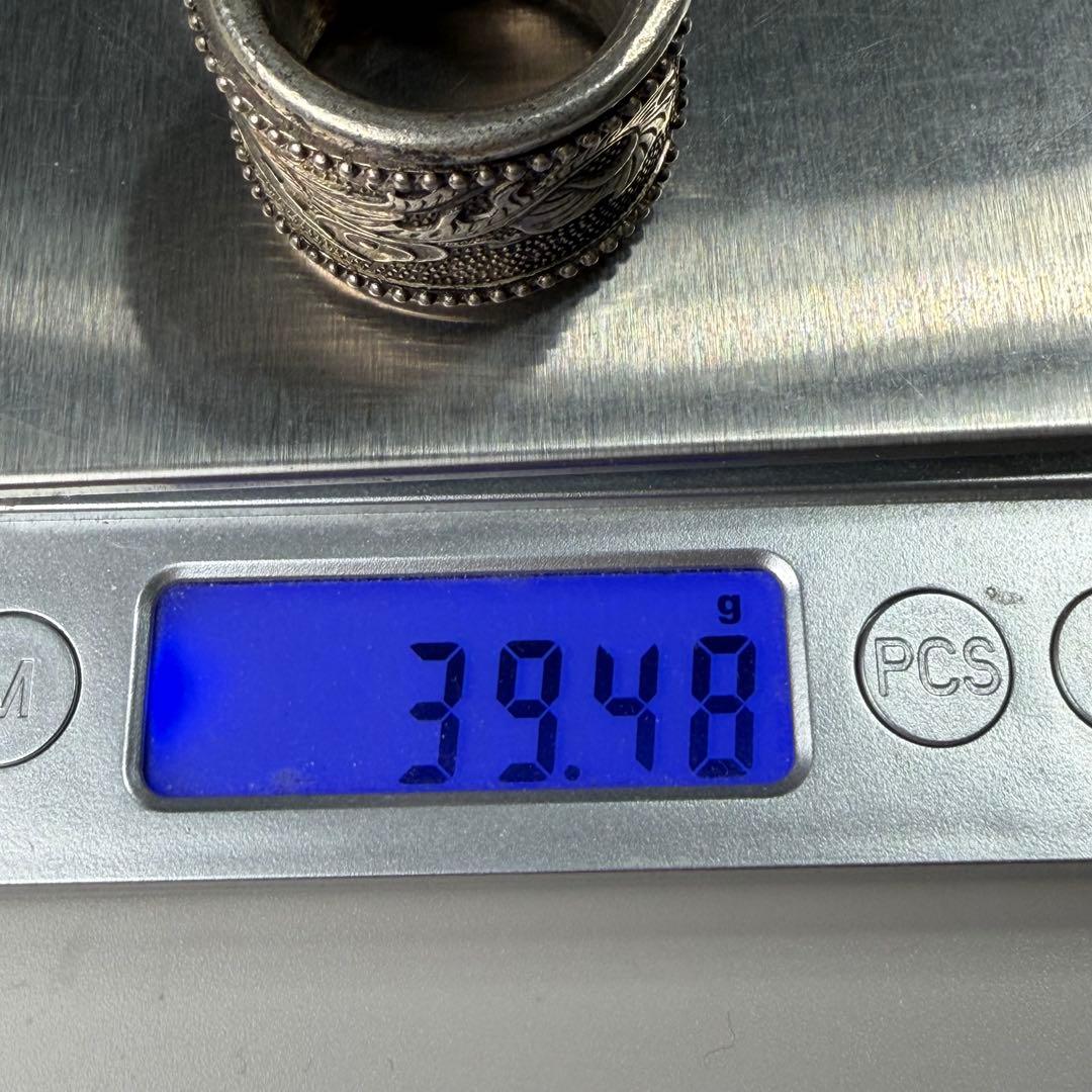 旧蔵　ドラゴンと鳳凰　リング　扳指　親指用