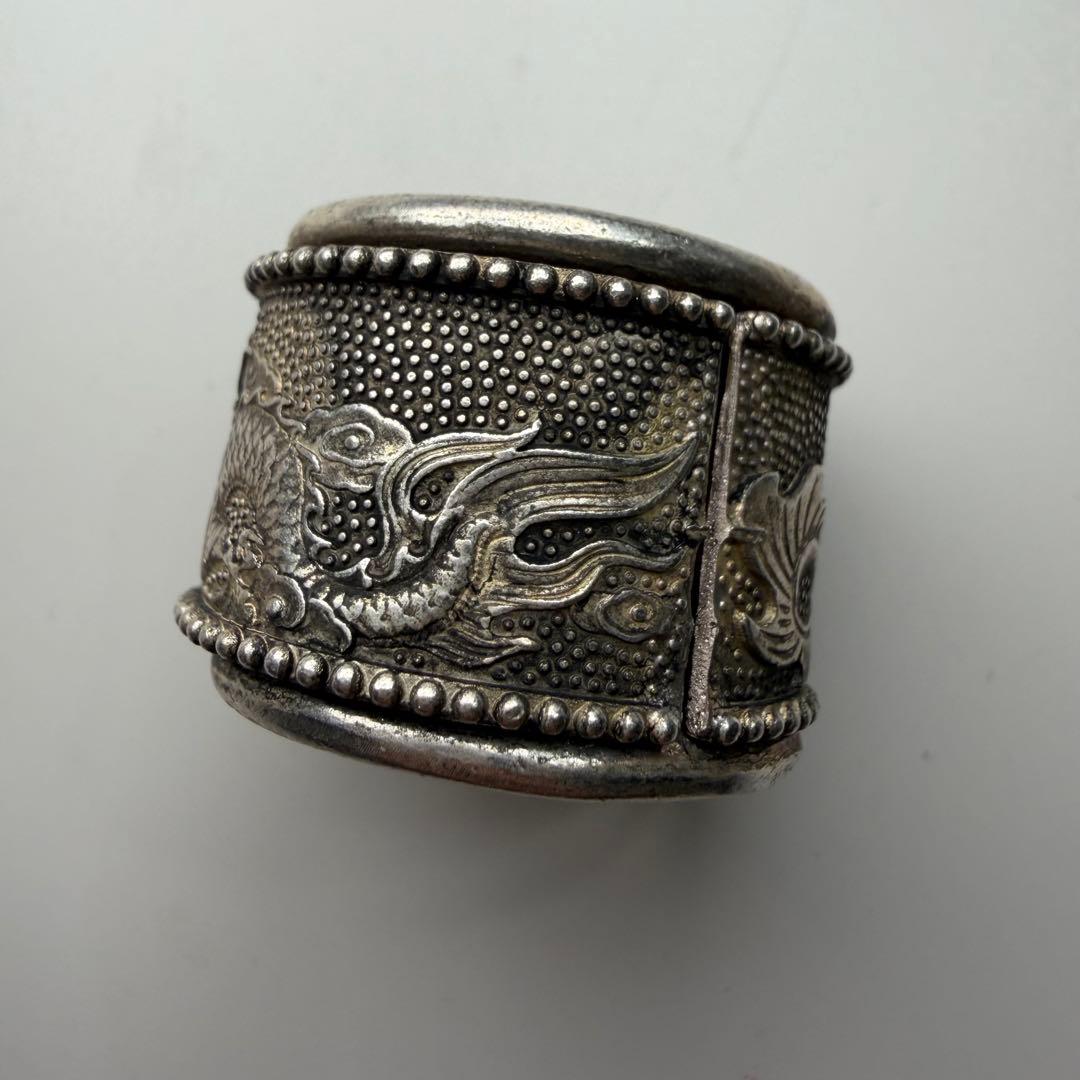 旧蔵　ドラゴンと鳳凰　リング　扳指　親指用