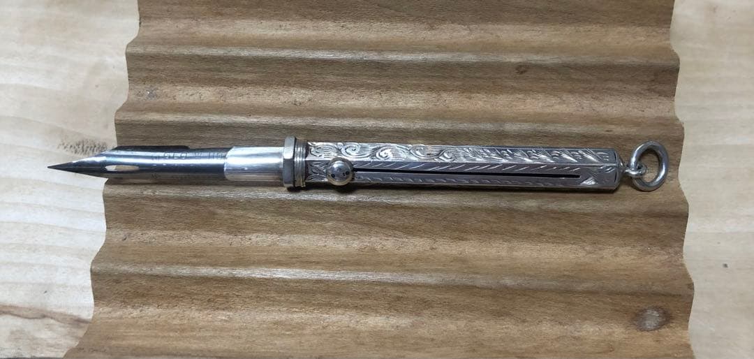 アンティーク シルバー製 万年筆