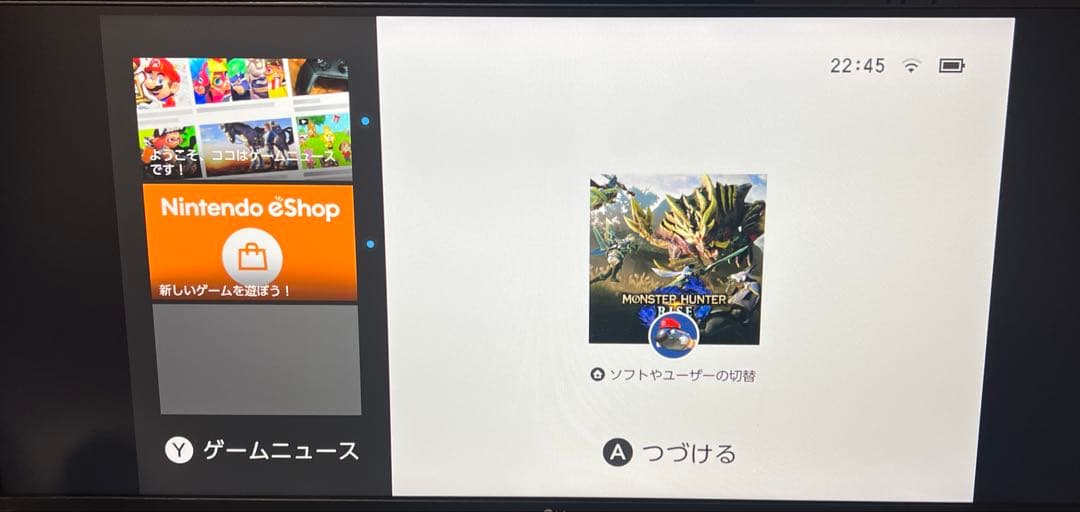 457 Nintendo switch 初期型 本体のみ