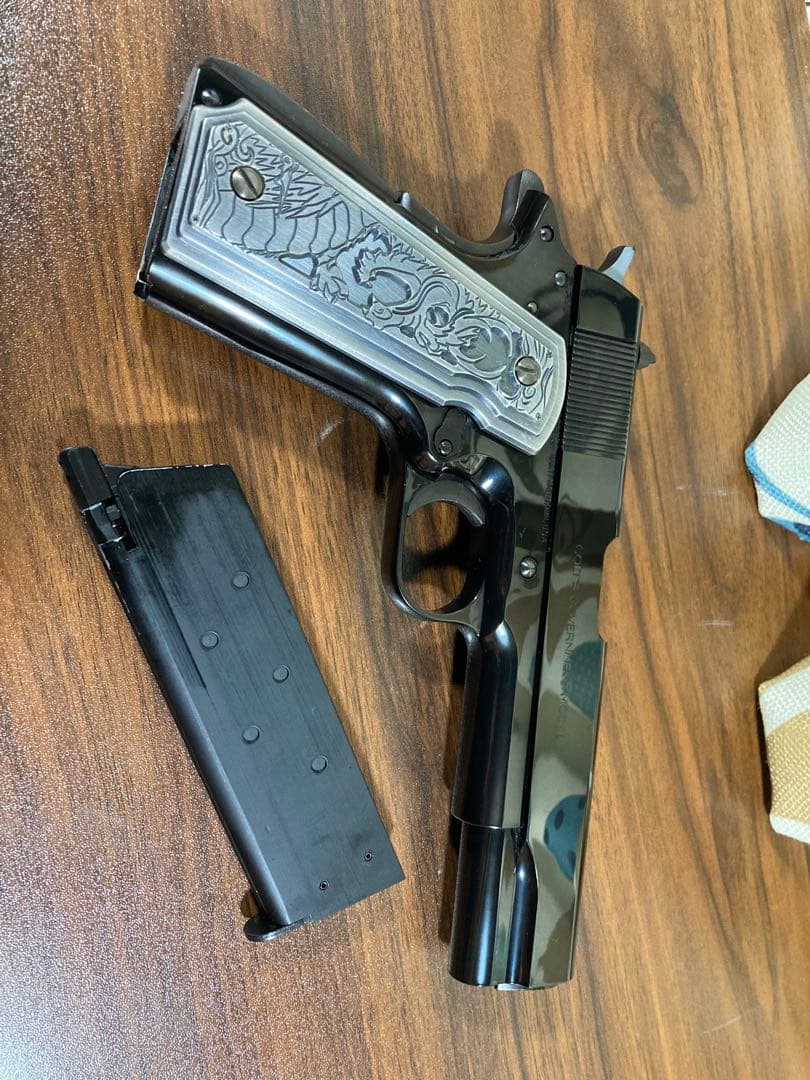 ウエスタンアームズ　MKIV シリーズ70 ブラッククローム　ガスガン