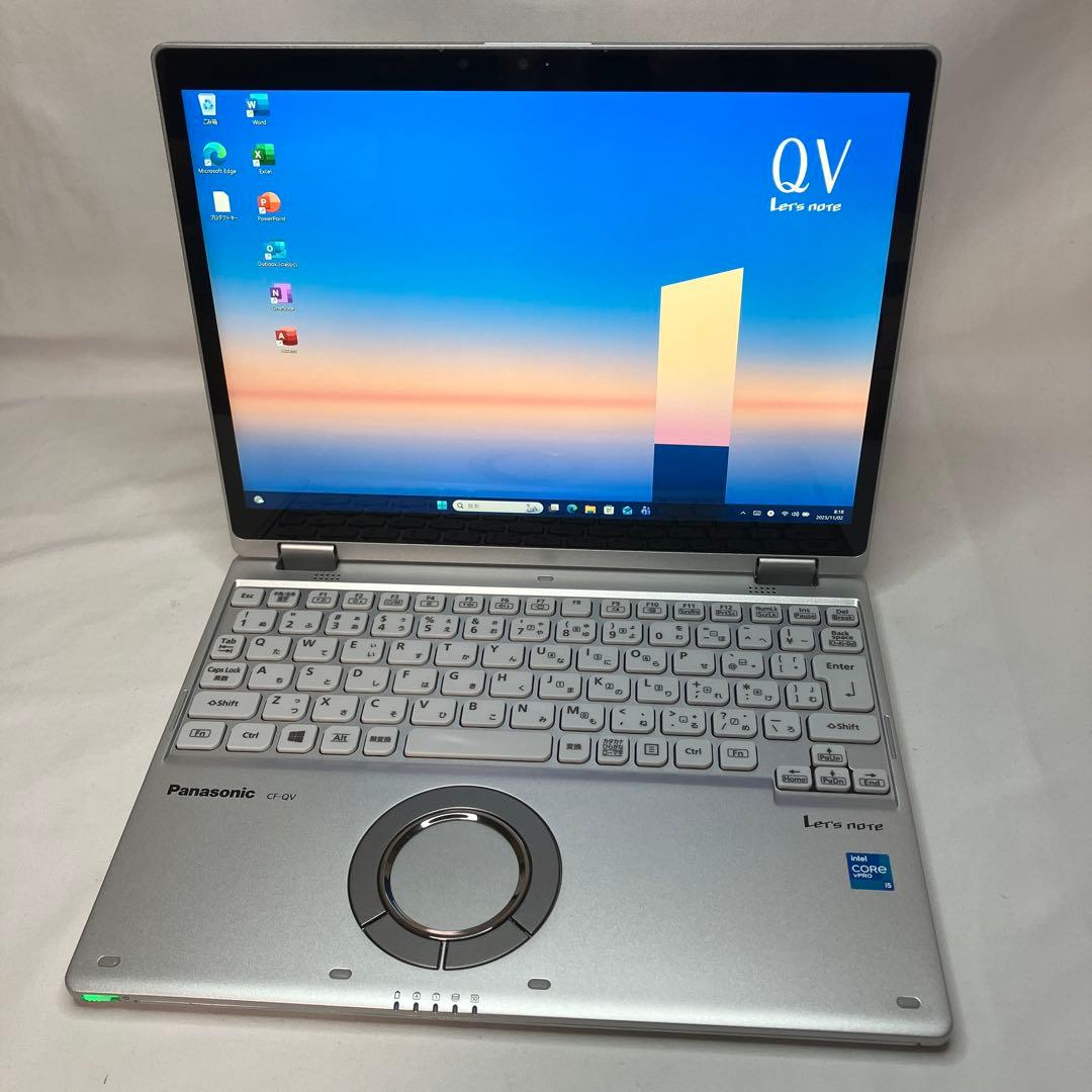 準美品 CF-QV1 11世代 i5 8GB 256GB 2in1 タッチパネル