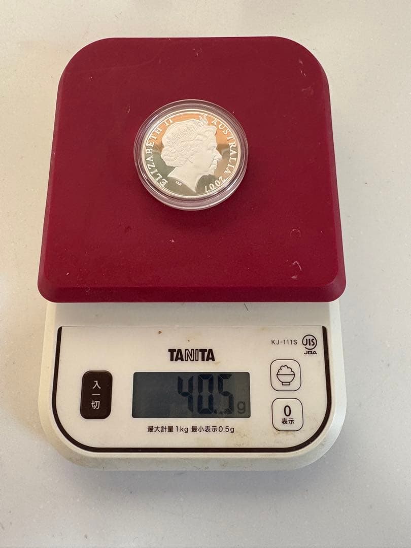 オーストラリア 1ドル 純銀　40g