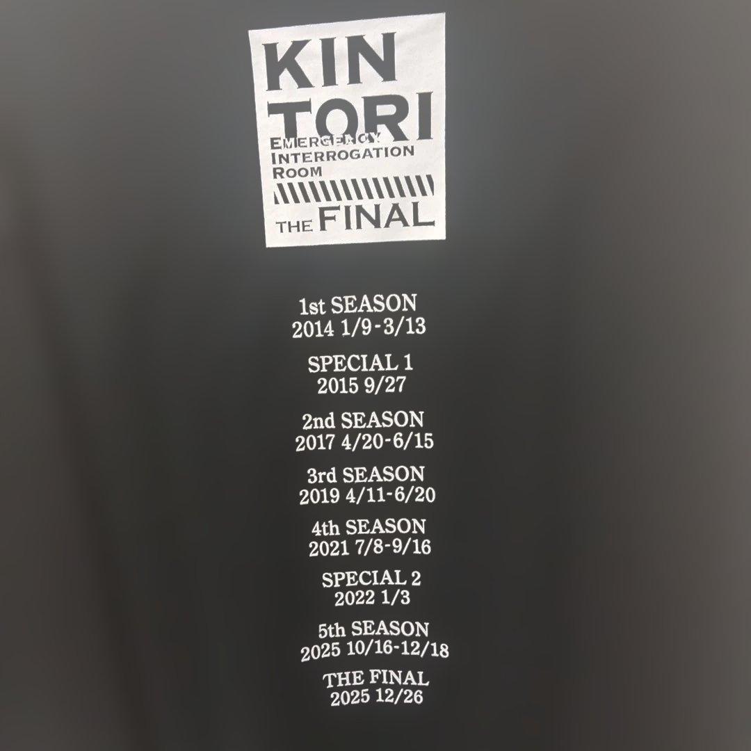 劇場版　緊急取調室 THE FINAL　天海祐希　非売品　ロングTシャツ　黒