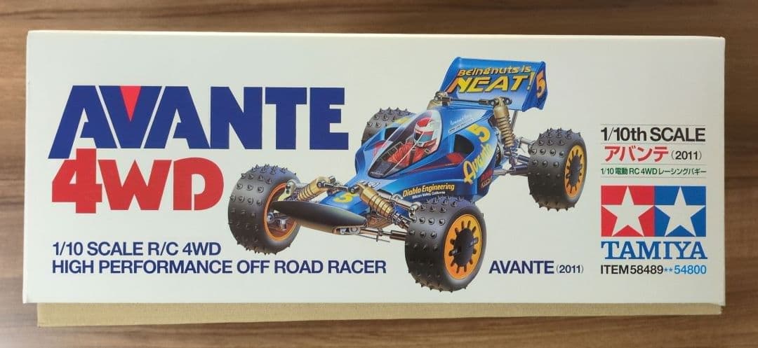 【未開封、未組立】タミヤ 4WDレーシングバギー アバンテ (2011)