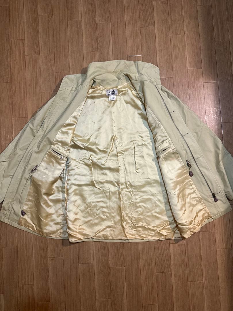 HERMES ベージュ　ジャケット