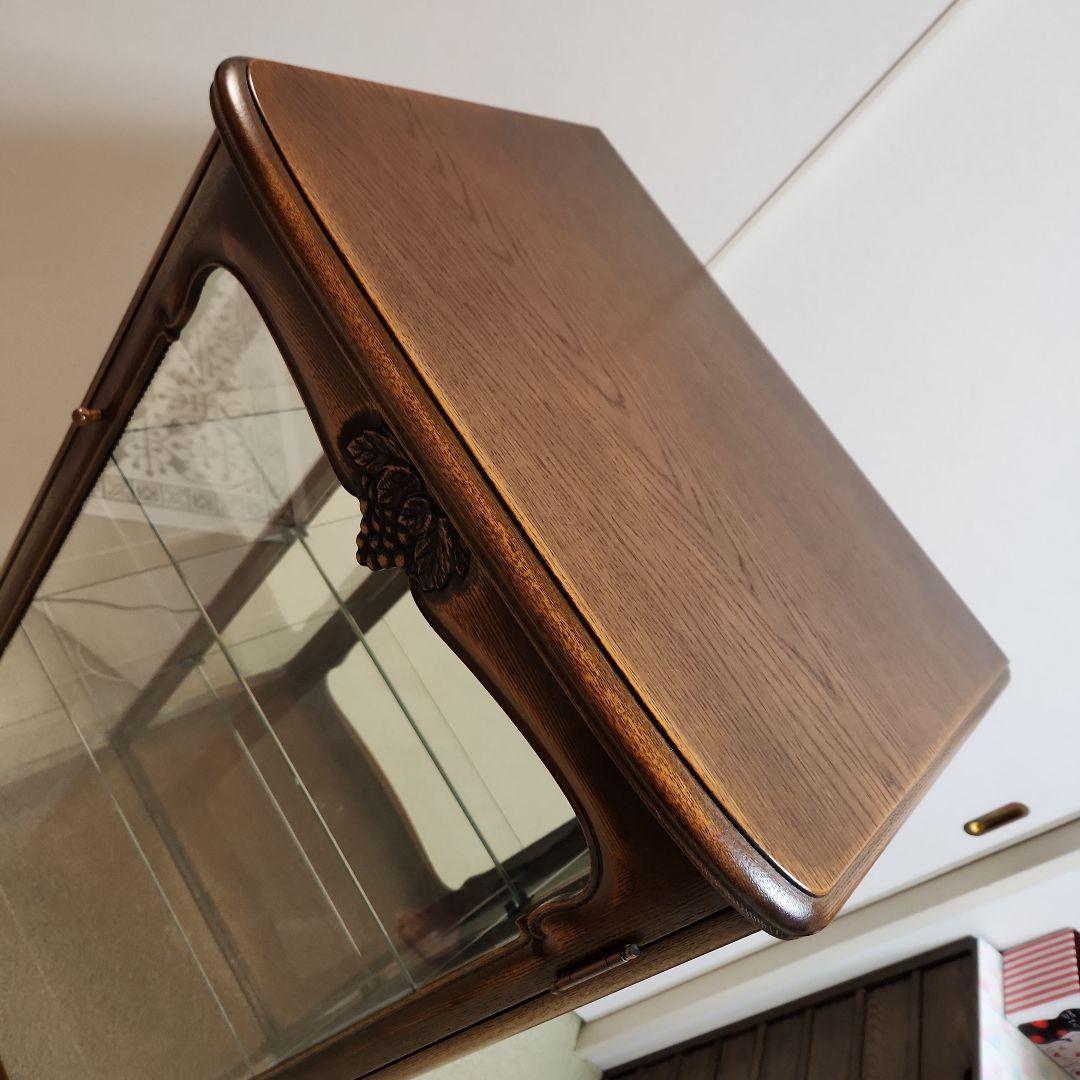 「マロン♡ママ」飾り棚 ガラスケース キャビネット キュリオケース