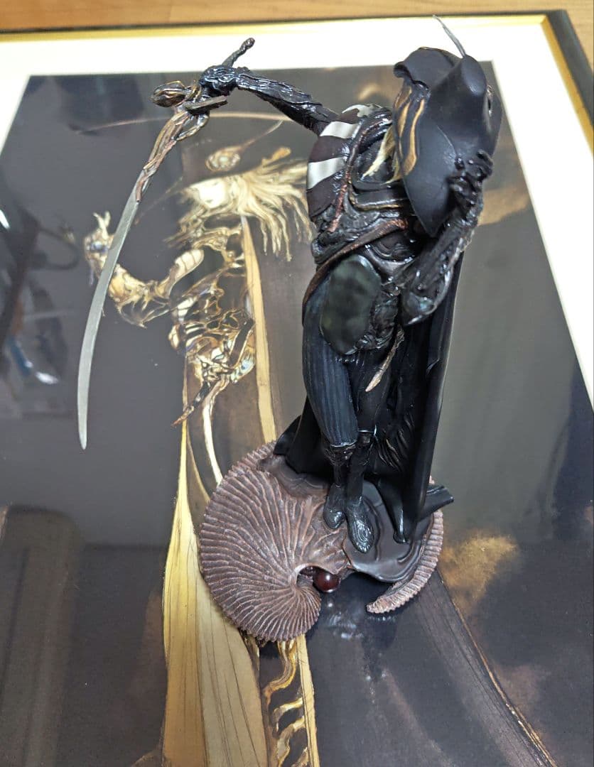 天野喜孝 ナイトメア 黒衣の剣士ソフビ 原型師 竹谷隆之 個人による彩色済