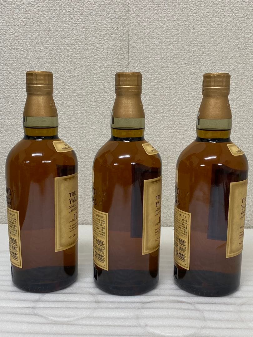 3-2960 【未開封】 山崎 12年 700ml シングルモルトウイスキー3本