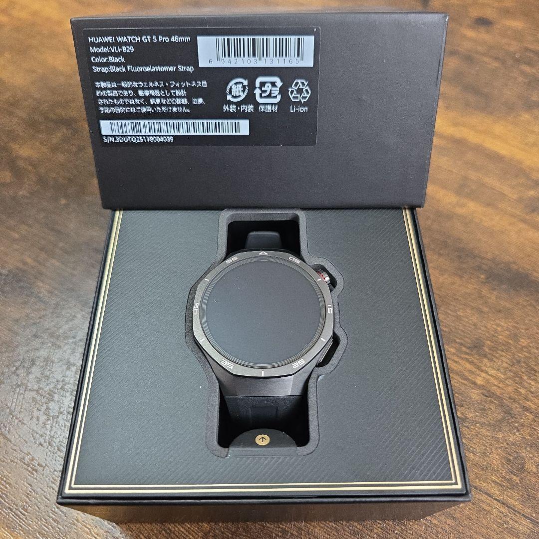 HUAWEI WATCH GT 5 Pro ブラック