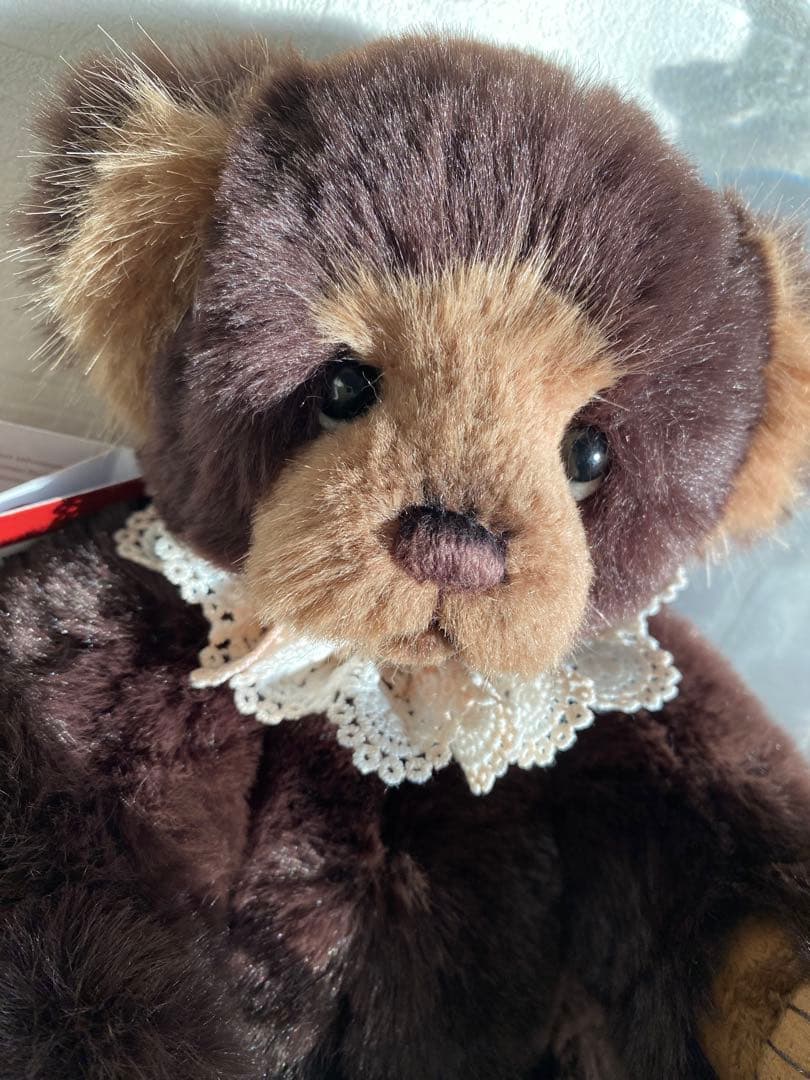 チャーリーベアーズ　 woodend テディベア　ダークブラウン