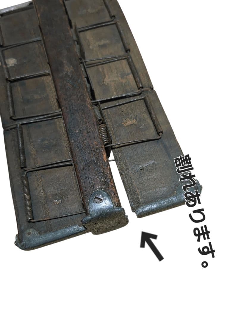 古典的な多色木製印刷物チケットホルダー？