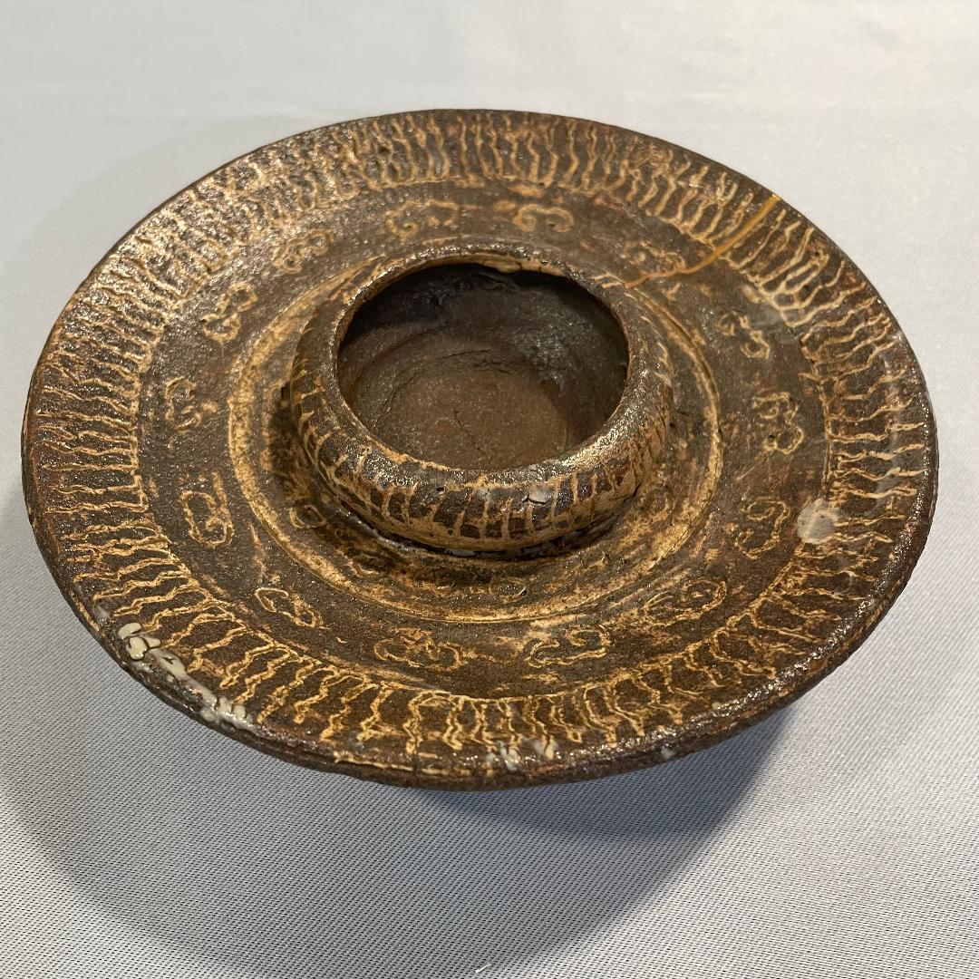 骨董品です！高麗焼 御本三島 盃台  K2288