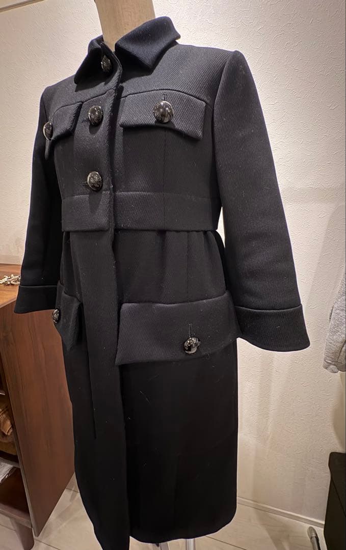 ルイヴィトン レディースコート ウールカシミア 同ブランドガーメントカバー付