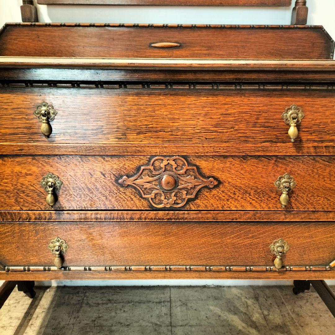 M♦michiko送料込　希少　英国　アンティーク　ドレッサーチェスト
