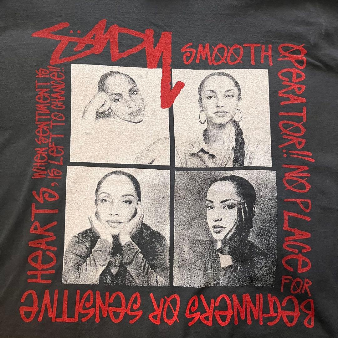 STUSSY × SADE Tシャツ　ブラック XL
