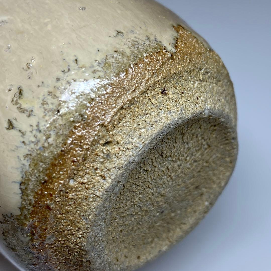 西岡小十　班唐津ぐい呑　共箱　最大口径6.8㎝　東Y7-0221☆1Fタトヒサ