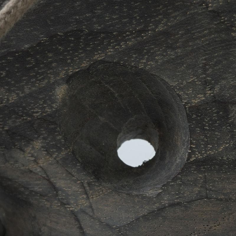 時代木彫面　能面　烏天狗　獣面　神楽面　M　9597