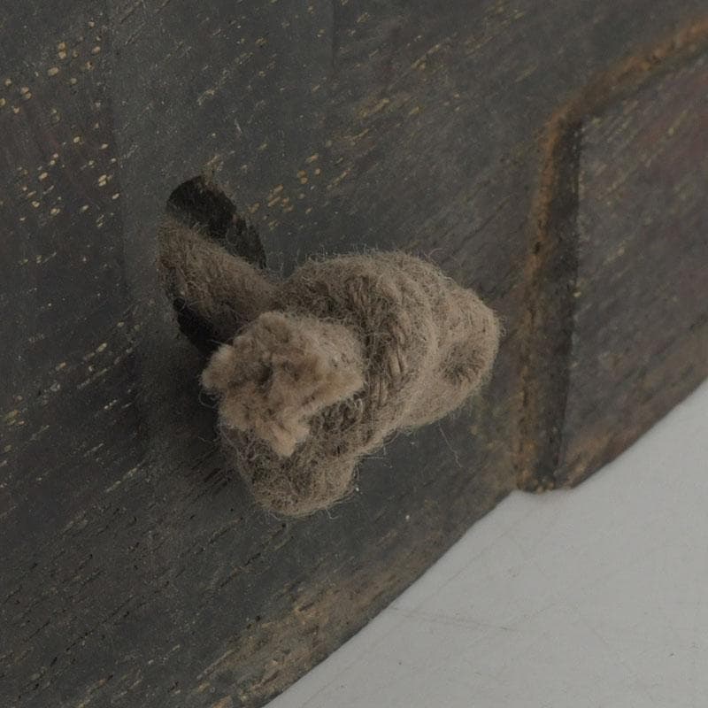 時代木彫面　能面　烏天狗　獣面　神楽面　M　9597