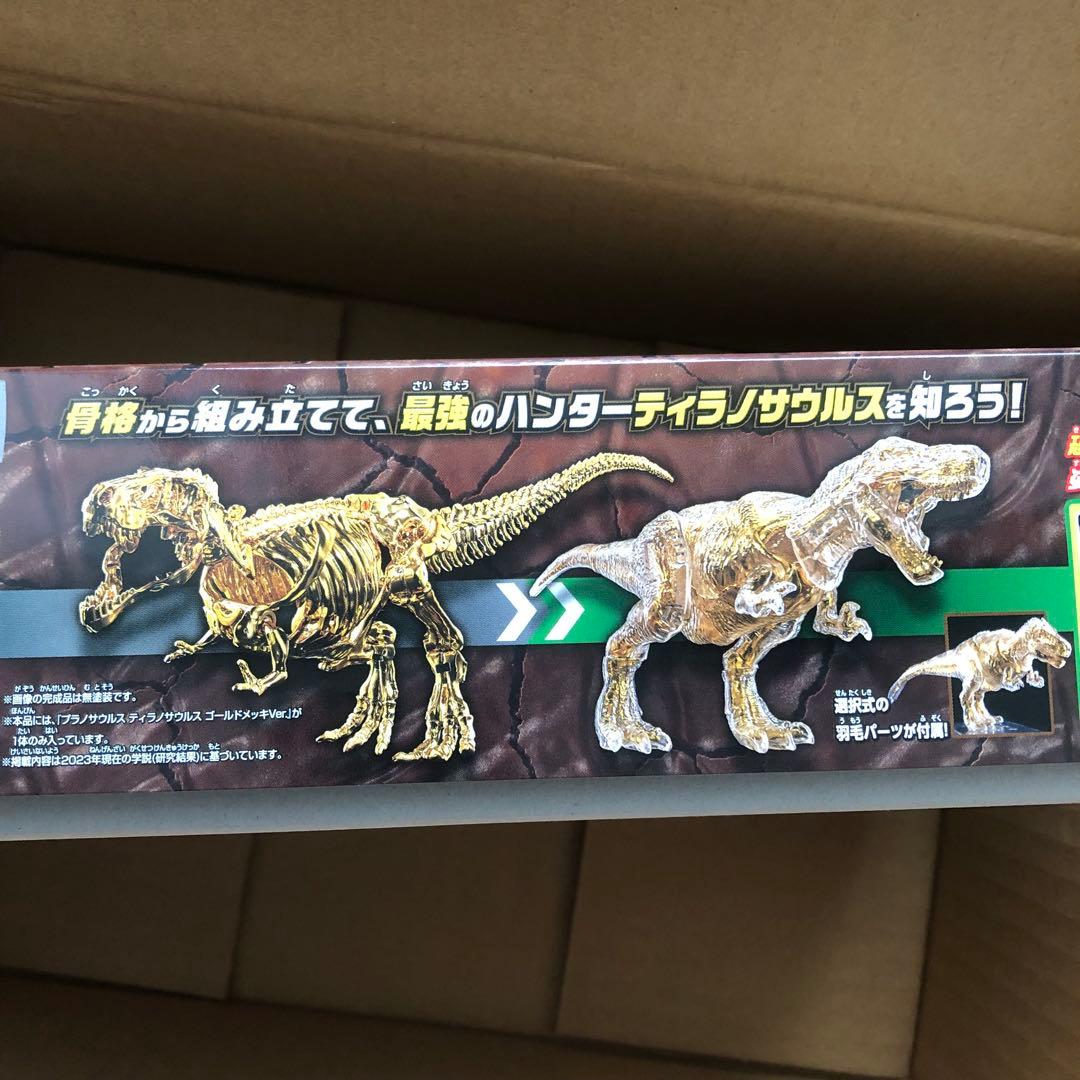 非売品　キャラパキ　2箱分　ティラノサウルス　ゴールドメッキバージョン　当選品