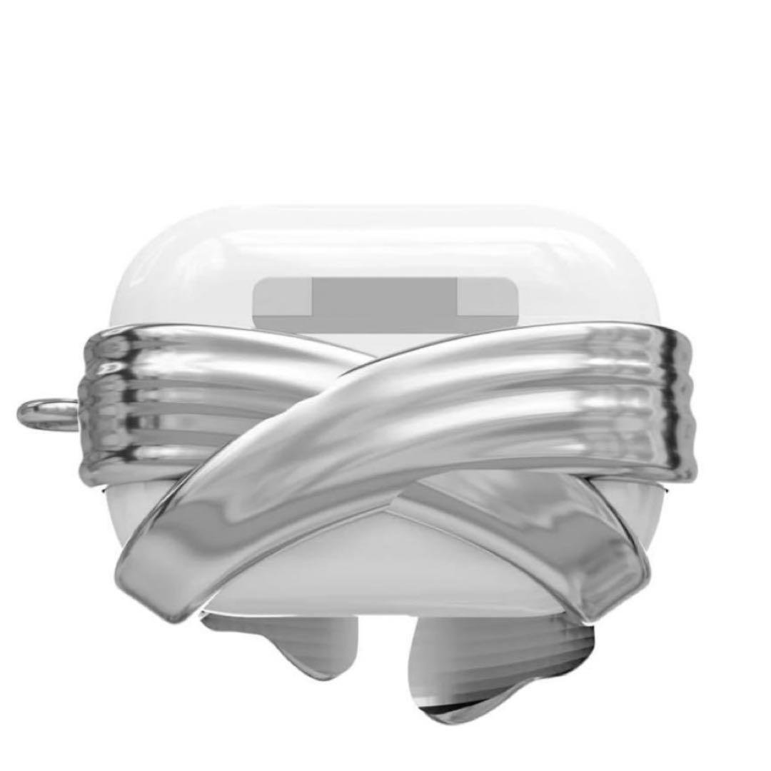 ♡ andaash Airpods BOW 01 SILVER アンダッシュ