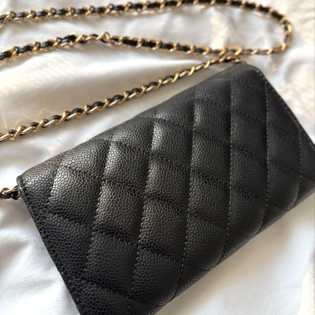 チェーンウォレット　CCロゴ　チェーンバッグ