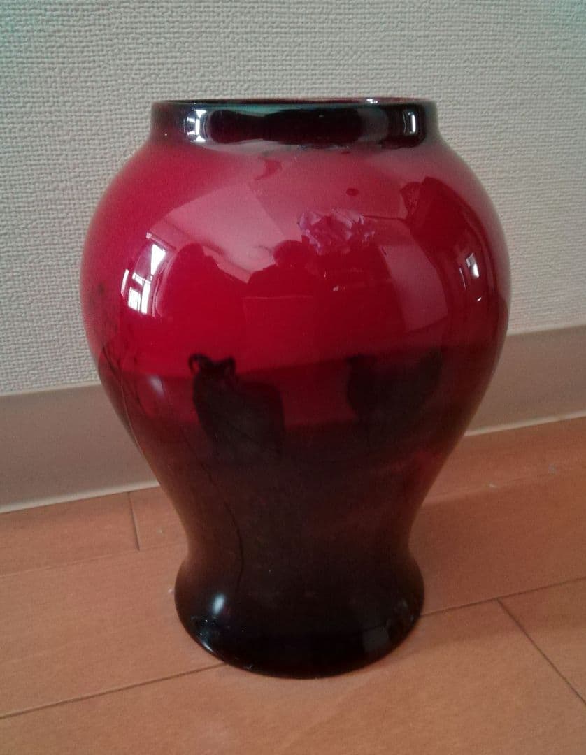 ロイヤルドルトン　フランベ②　花瓶　 　英国アンティーク