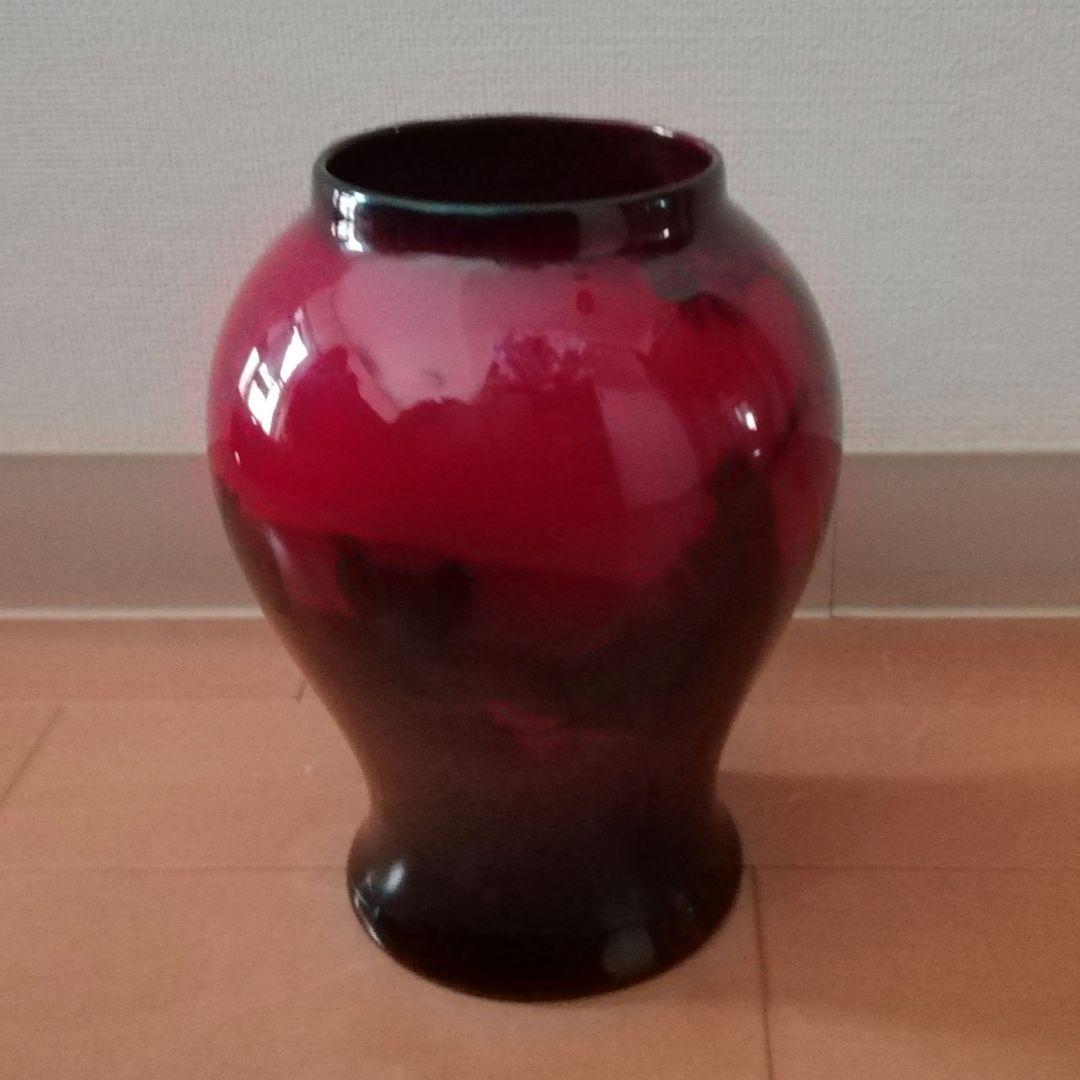 ロイヤルドルトン　フランベ②　花瓶　 　英国アンティーク