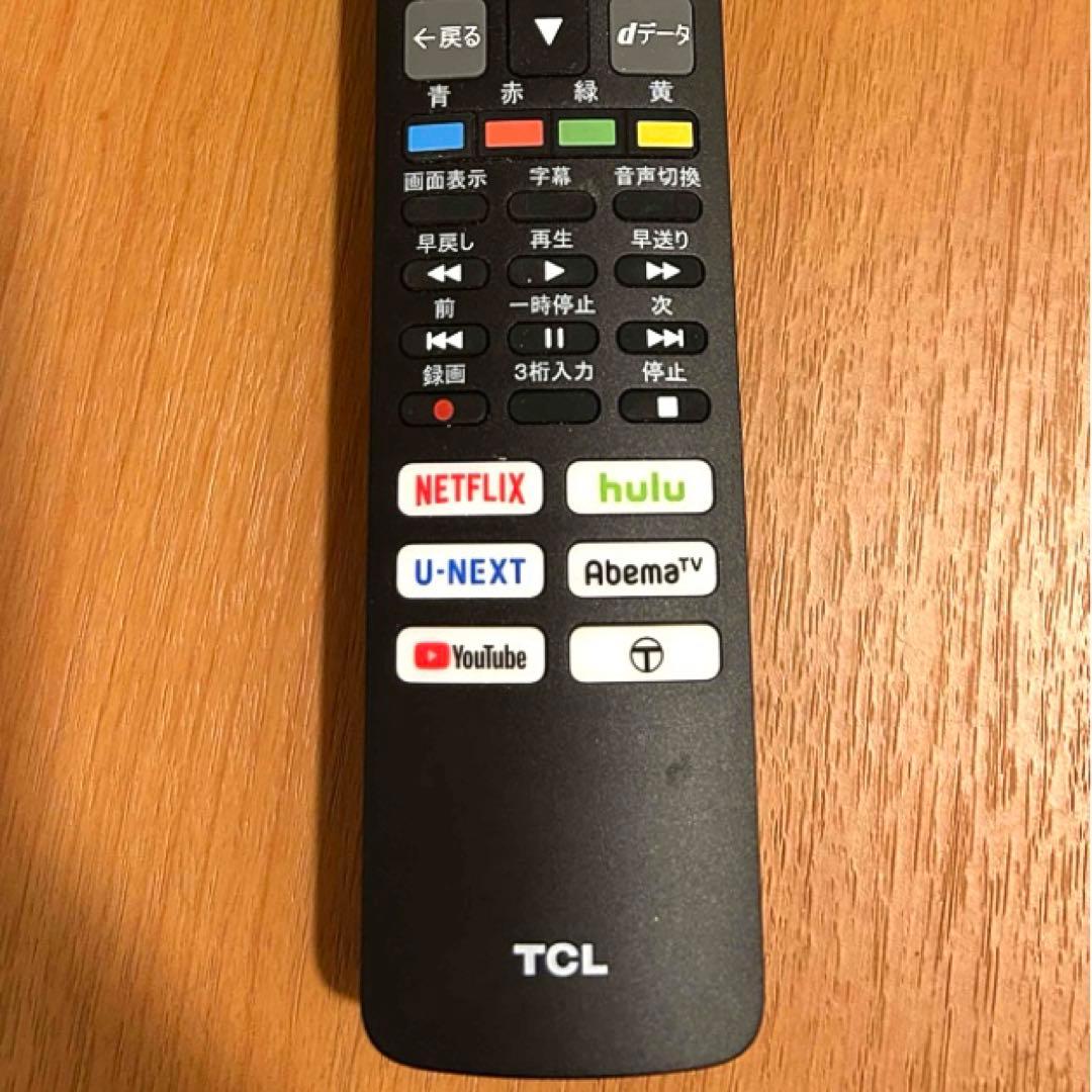 液晶テレビ40型 TCL 高年式 美品 YouTube Netflix Wifi