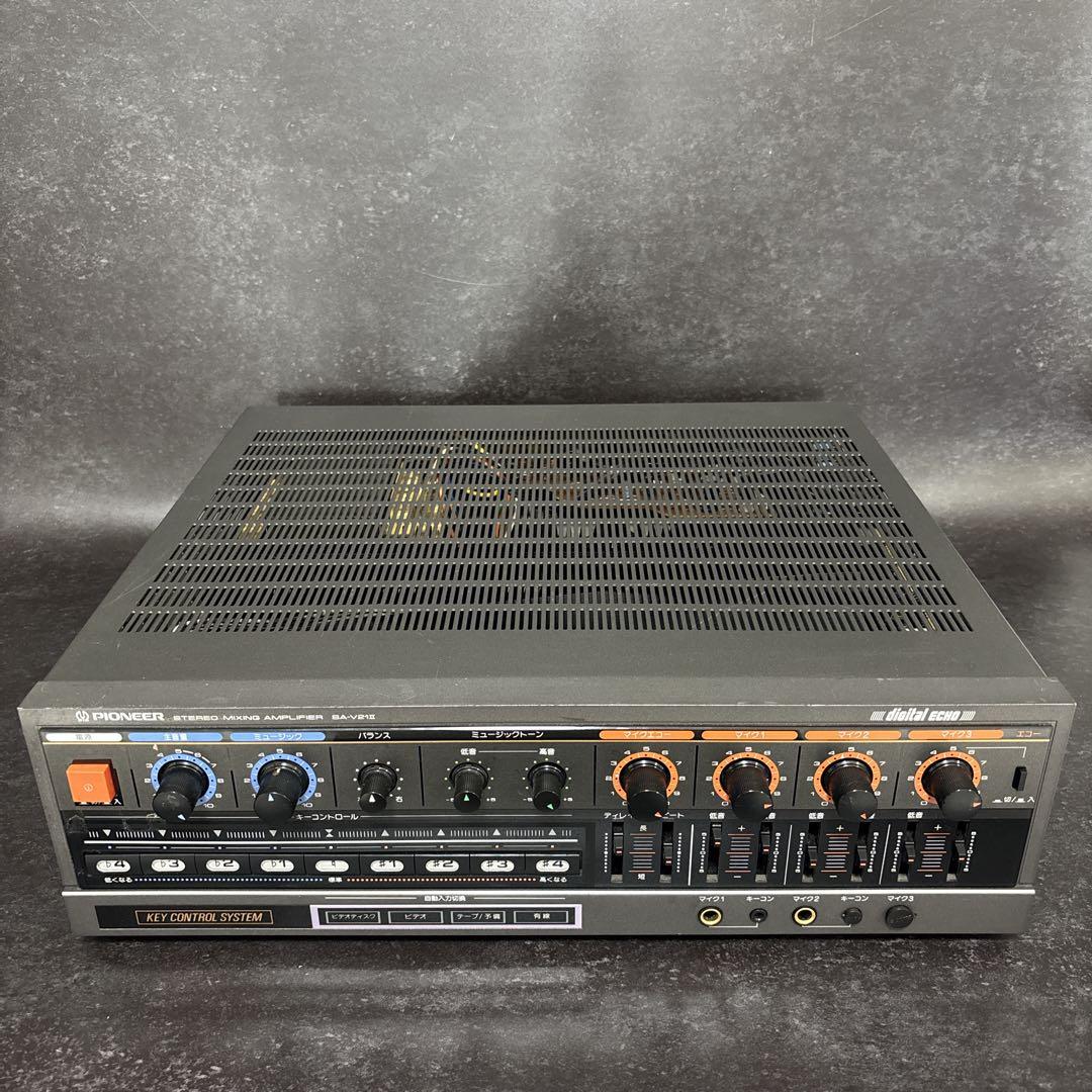 極美品 【メンテ/内部清掃済】 パイオニア SA-V21Ⅱ カラオケアンプ