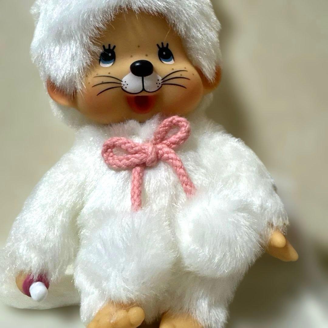 レア　EU モンチッチ　ホワイトキャット　白い猫　white cat 海外限定