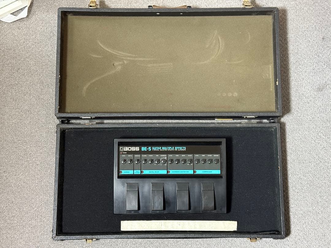 BOSS BE-5(マルチエフェクター) + エフェクターケース