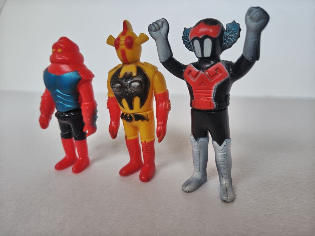 タカトク　アクマイザー3　ザビタン　イービル　ガブラ　ソフビ3体セット