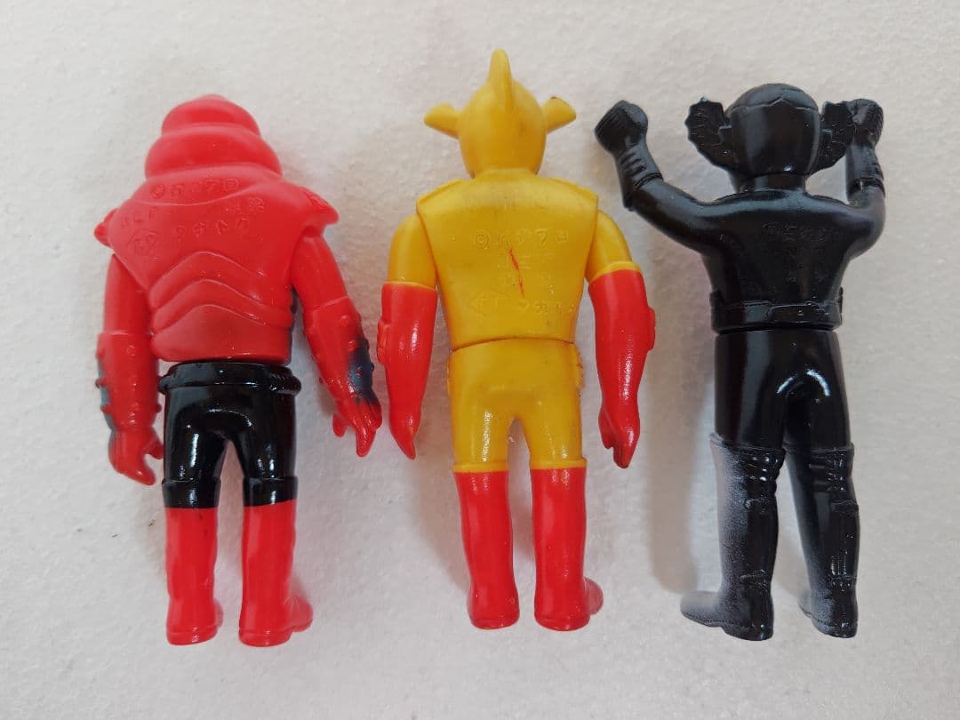 タカトク　アクマイザー3　ザビタン　イービル　ガブラ　ソフビ3体セット