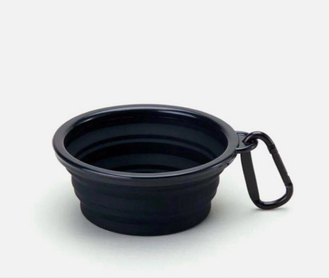 食器・餌やり・水やり用品 NEIGHBORHOOD Foldable Dog Bowl Black