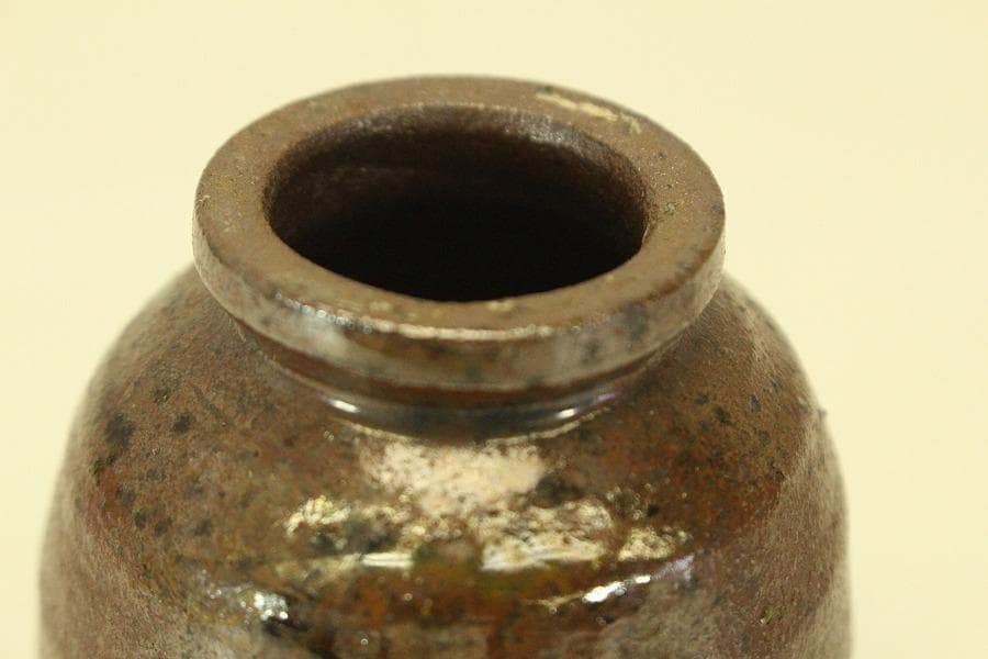 茶道具 備前茶入 共蓋(A767)