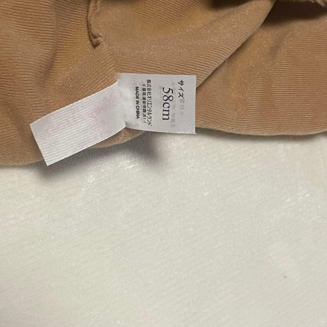 ディズニー　ミニーファンキャップ　ヒョウ柄 レオパード　リボン　平成