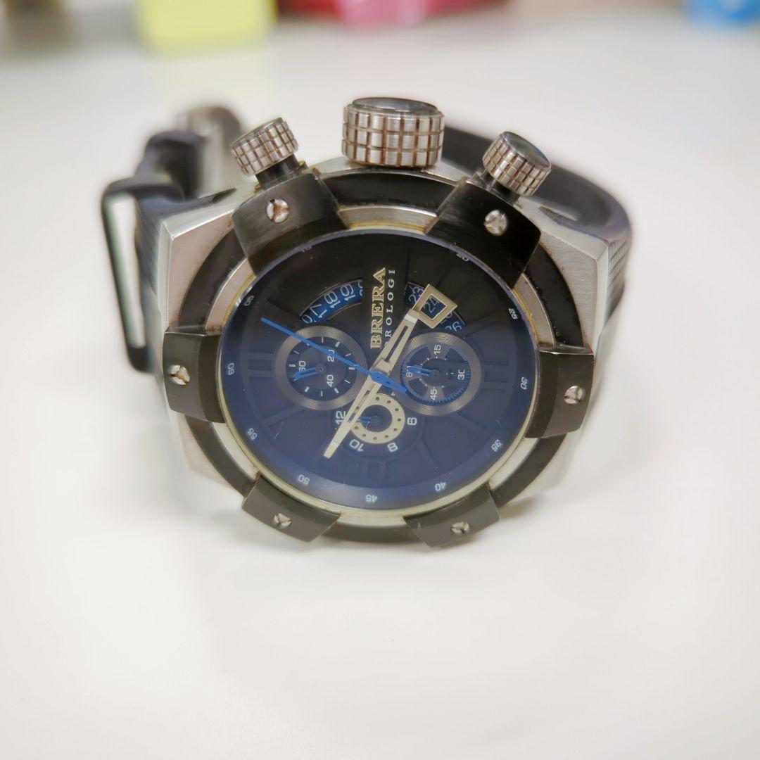 【正規稼働】ブレラオロロジ BRSSC49 316L QZメンズ 腕時計 箱付