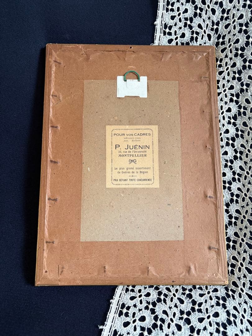 フランスアンティーク 額縁La Mode Illustree