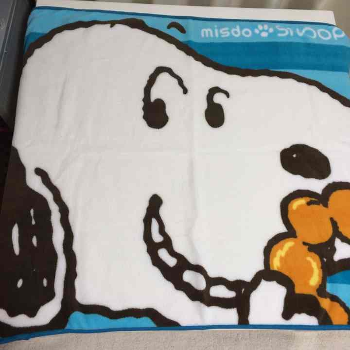 値下げ12/10★ミスタードーナツスヌーピーひざ掛け
