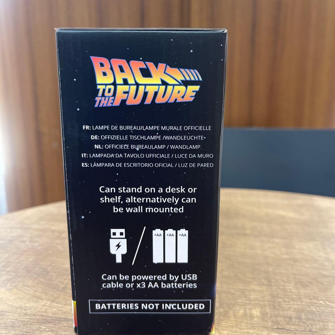 新品未開封　バックトゥザフューチャー タイムサーキット ライトボックス