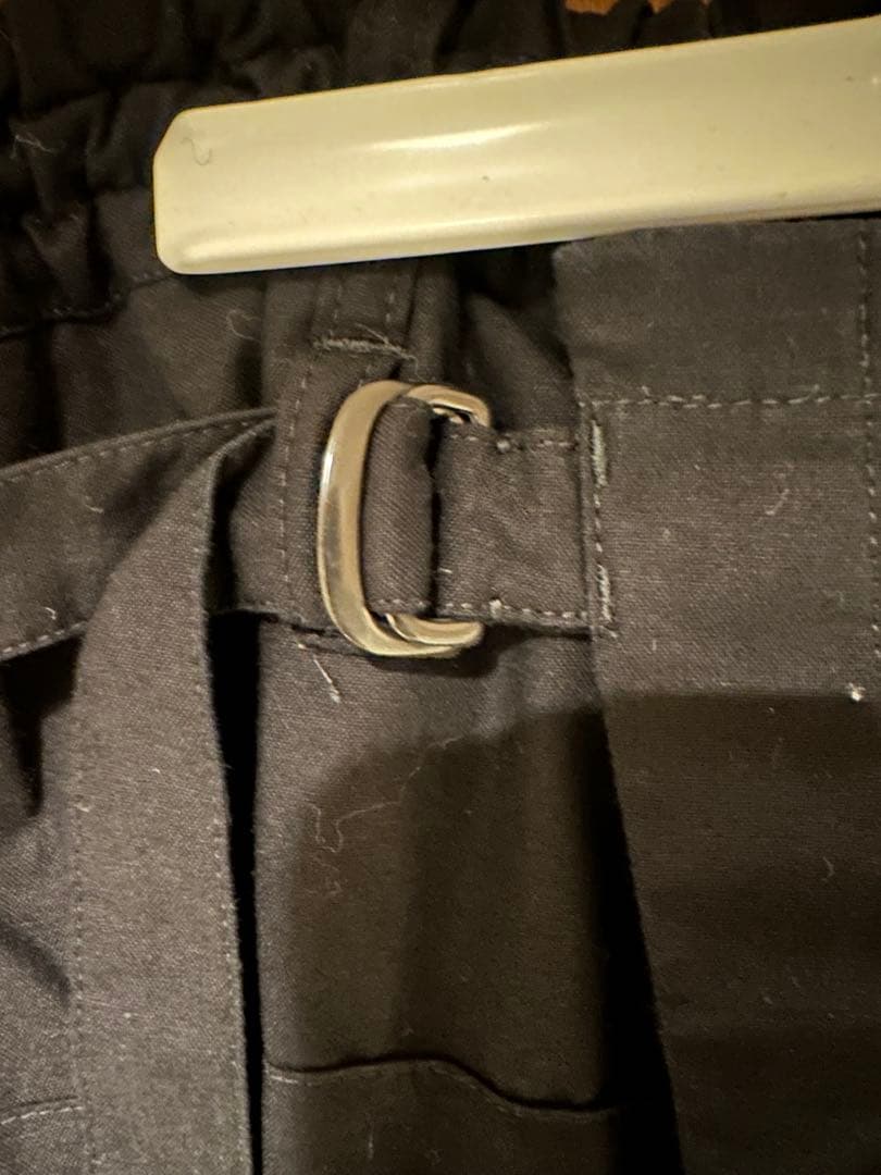 ヨウジヤマモトプールオム　刺繍ラップパンツ