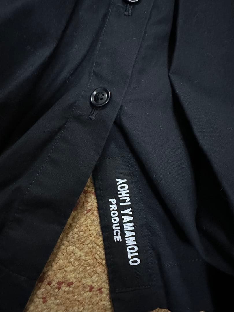 ヨウジヤマモトプールオム　刺繍ラップパンツ