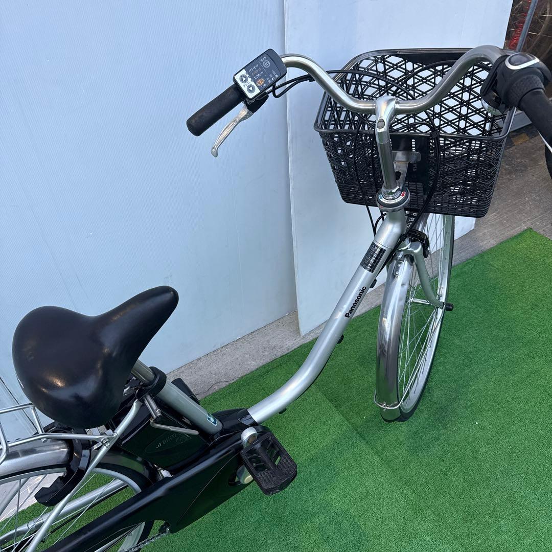 Panasonicパナソニック電動アシスト自転車26インチ8.9Ahシルバー
