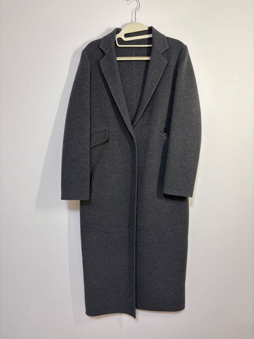 【美品】CINOH チノ カシミヤ混ウールチェスターコート Mサイズ