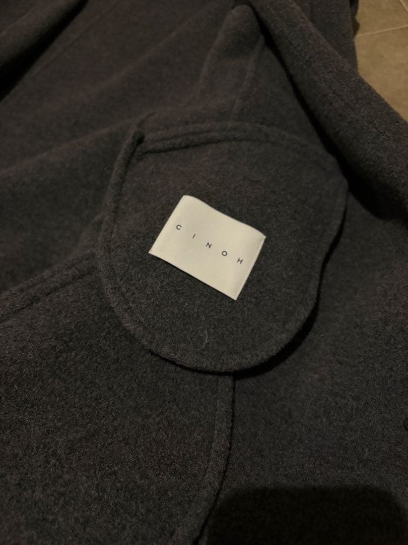 【美品】CINOH チノ カシミヤ混ウールチェスターコート Mサイズ