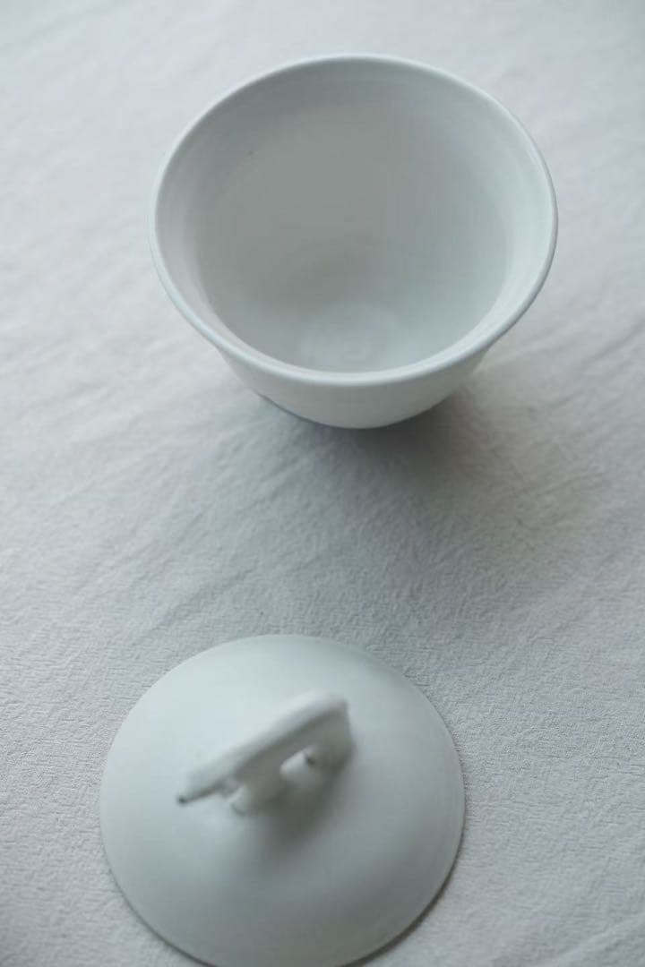 小堤晶子さん シロクマ蓋碗