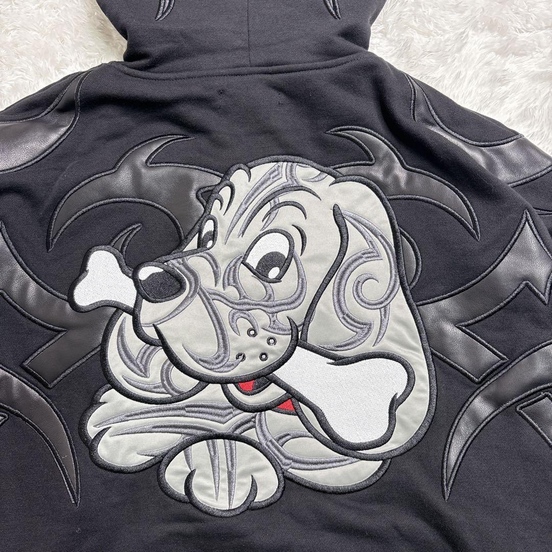 新品タグ付き✨GALFY✨ガルフィー 部族系ダブダブパーカー中型犬 Ｌサイズ