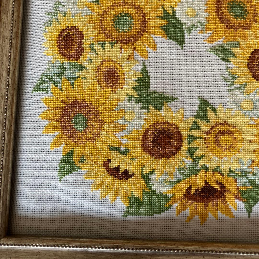 ホビーラホビーレクロスステッチ　サンフラワーリース